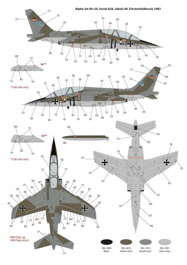 Kinetic 48087 Alpha Jet Luftwaffe