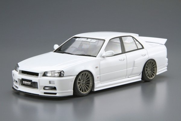 Aoshima 05534 1/24 TC#4 URAS ER34 Skyline Type-R '01 (Nissan)