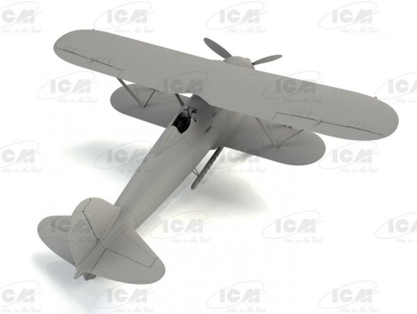 ICM 32021 Fiat CR.42 LW WWII German Luftwaffe Ground Attack Aircraft