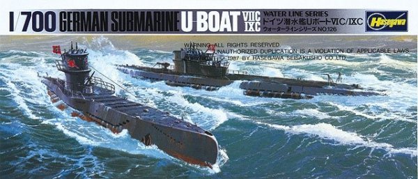 Hasegawa WL901-49901 1/700 U-Boat
