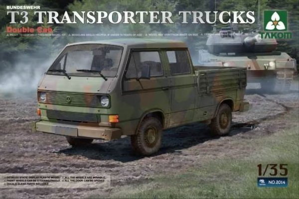 Takom 2014 Bundeswehr T3 Transporterdouble Cab 1/35