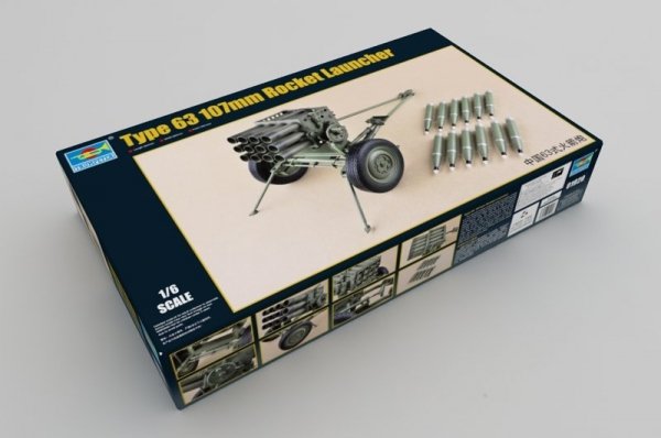 Trumpeter 01920 PLA type 63 107mm Rocket Launcher