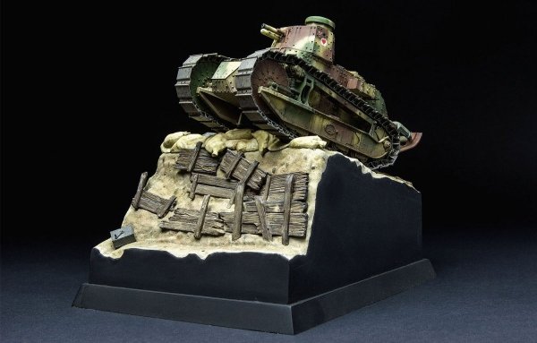Meng TS-011 French FT-17 Light Tank (Riveted Turret) 1/35