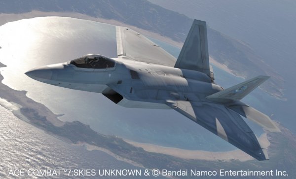 Hasegawa SP571-52371 Ace Combat 7 Skies Unknown F-22 Raptor &quot;Mobius 1 (IUN)&quot; 1/48