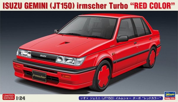 Hasegawa 20664 Isuzu Gemini (JT150) irmscher Turbo &quot;Red Color&quot; 1/24