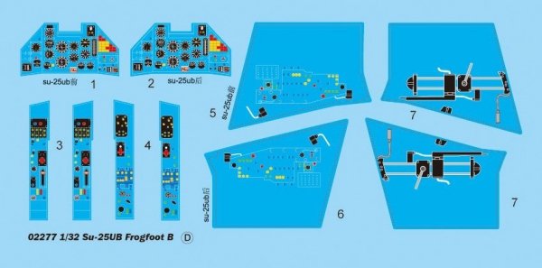 Trumpeter 02277 Su-25Ub Frogfood B