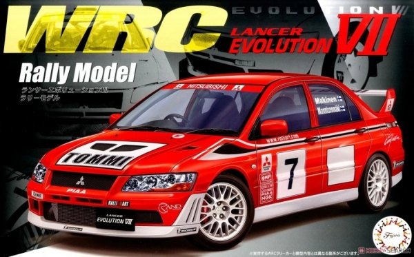 Fujimi 047669 1/24 ID-311 Lancer Evolution VII WRC Rally Model