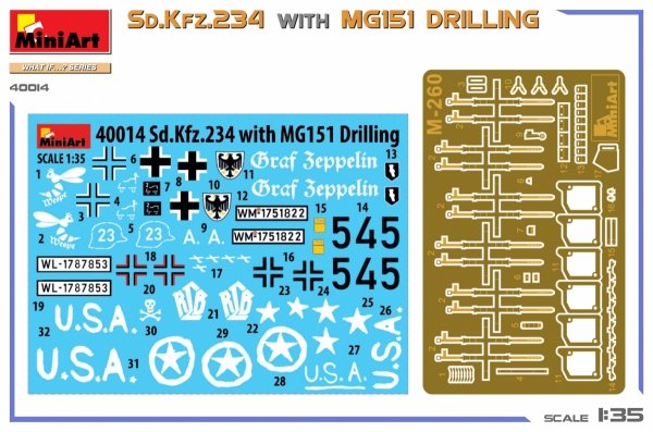 Mini Art 40014 Sd.Kfz. 234 with MG151 Drilling 1/35