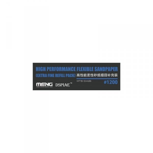 Meng MTS-042b High Performance Flexible Sandpaper (Extra Fine Refill Pack)