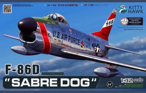 Kitty Hawk/Zimi Model 32007 F-86D 1/32