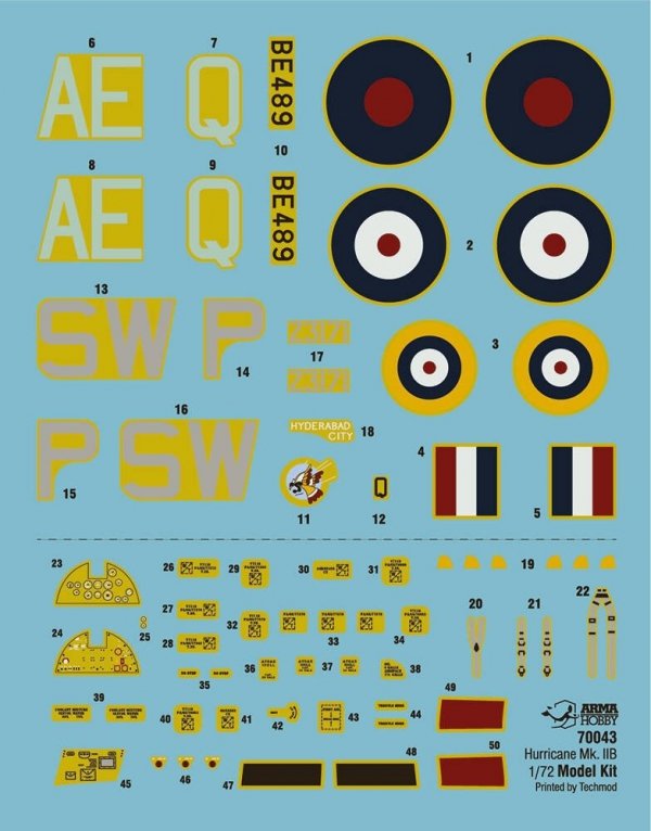 Arma Hobby 70043 Hurricane Mk.II b  - Model Kit 1/72