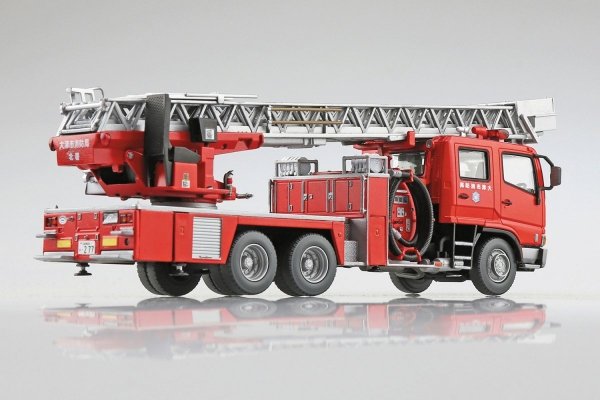 Aoshima 05970 1/72 WORKING VEHICLE#3 Fire Ladder Truck (Otsu Municipal Fire Department)