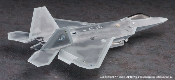 Hasegawa SP571-52371 Ace Combat 7 Skies Unknown F-22 Raptor &quot;Mobius 1 (IUN)&quot; 1/48