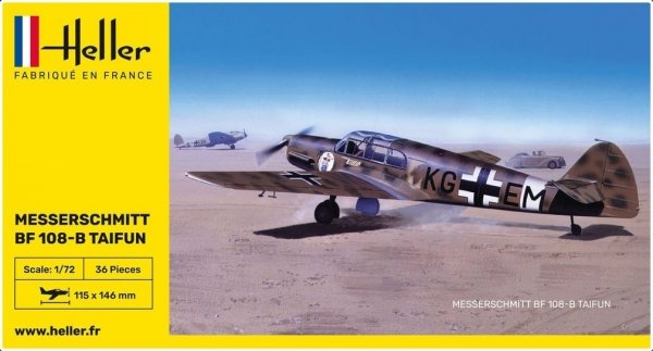 Heller 80231 Me-108Taifun 1/72 S-30