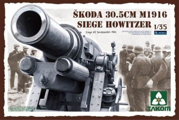 Takom 2011 Skoda 30,5Cm M1916 Siege Howitzer 1/35