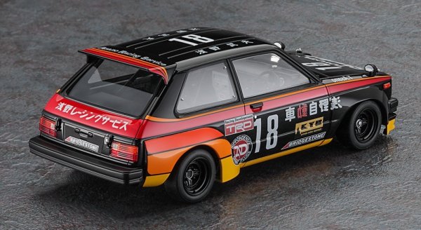 Hasegawa 20734 Asano Racing Service Starlet KP61 &quot;1982 Starlet Grand Cup Race Champion&quot; 1/24