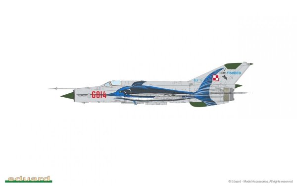 Eduard 7458 Mig-21MF Fighter Bomber Weekend edition