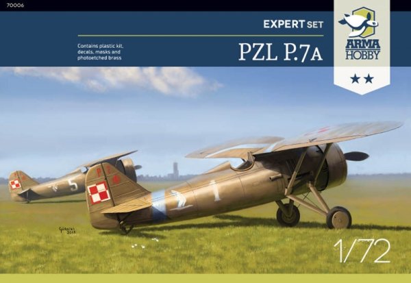 Arma Hobby 70006 PZL P.7a  Ekspert set 1/72