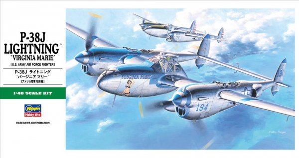 Hasegawa JT-1-09101 P-38J Lightning 1/48