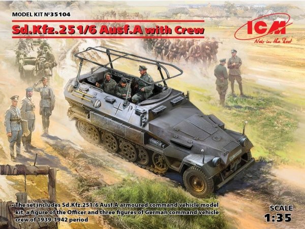 ICM 35104 Sd.Kfz.251 with Crew 1/35