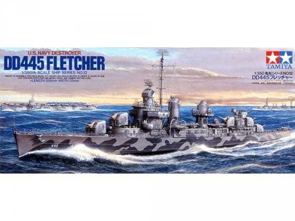Tamiya 78012 U.S. Navy DD445 Fletcher 1/350