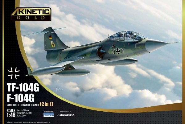 Kinetic 48089 TF-104G German Airforce