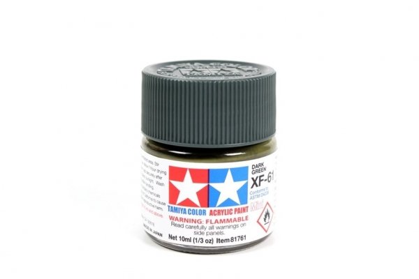Tamiya 81761 Acrylic Mini XF-61 Dark Green 10ml