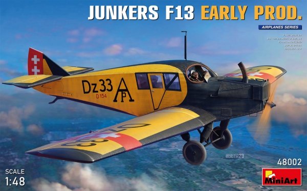 Mini Art 48002 Junkers F13 Early Prod. 1/48