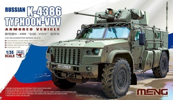Meng VS-014 Russian K-4386 Typhoon-VDV Armored Vehicle 1/35