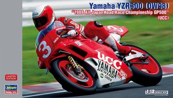 Hasegawa 21734 Yamaha YZR500 (OW98) "1988 All Japan Road Race Championship GP500" 1/12