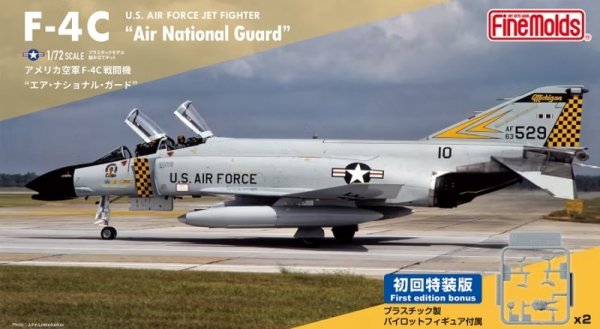 Fine Molds FP46s U.S. Air Force F-4C Jet Fighter &quot;Air National Guard&quot; 1/72