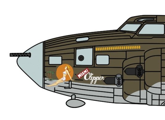 Hasegawa 02462 B-17F Flying Fortress 'Miami Clipper' 1/72