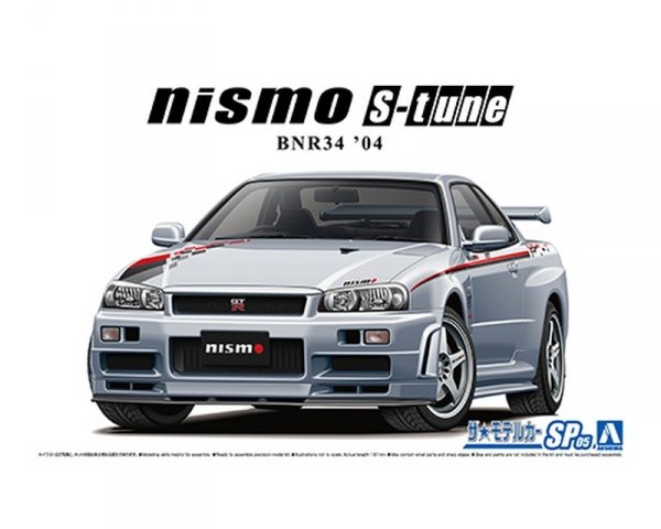 Aoshima 06607 1/24 MC#SP5 NISSAN BNR34 SKYLINE GT-R NISMO S-TUNE '04