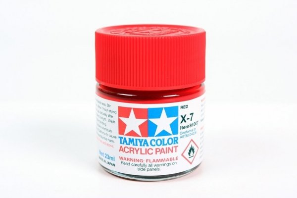 Tamiya 81007 X-7 Red 23ml