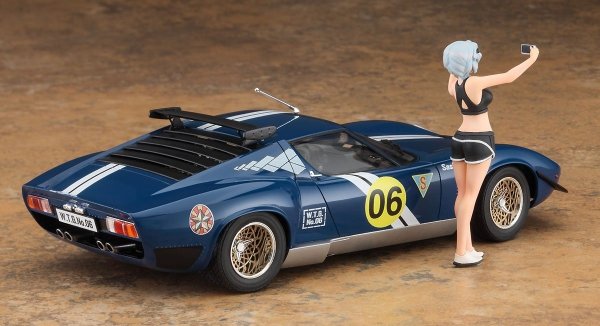 Hasegawa SP556-52356 Wild Egg Girls Lamborghini Jota SVR &quot;Sasha Ilyushina&quot; w/Figure 1/24
