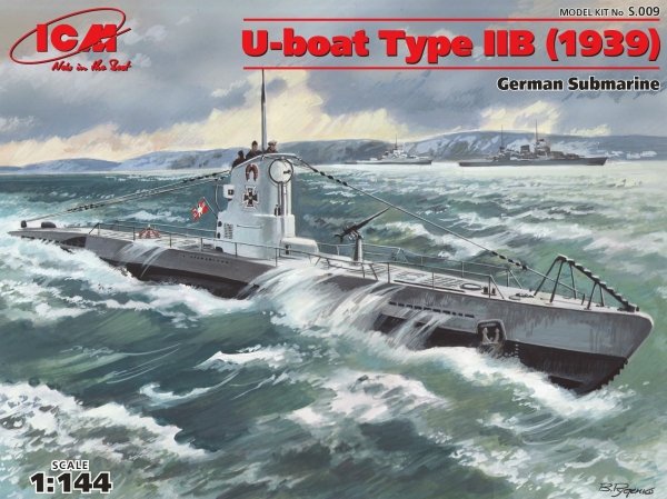 ICM S009 U-Boat Type Iib 1/144