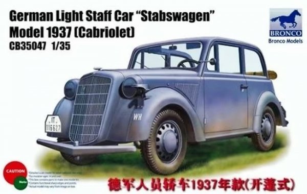 Bronco CB35047  Light Staff Car Stabswagen &#039;37 Cab