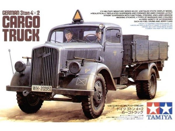 Tamiya 35291 German 3ton 4x2 Cargo Truck