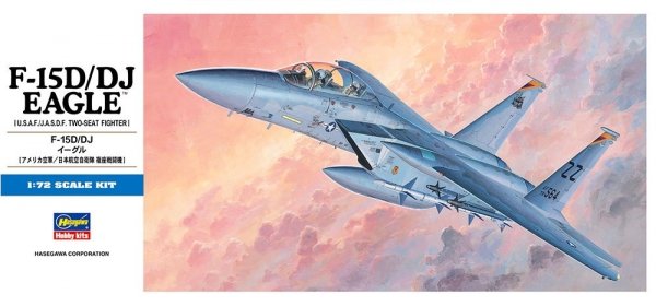 Hasegawa D5-00435 F-15D/DJ Eagle 1/72