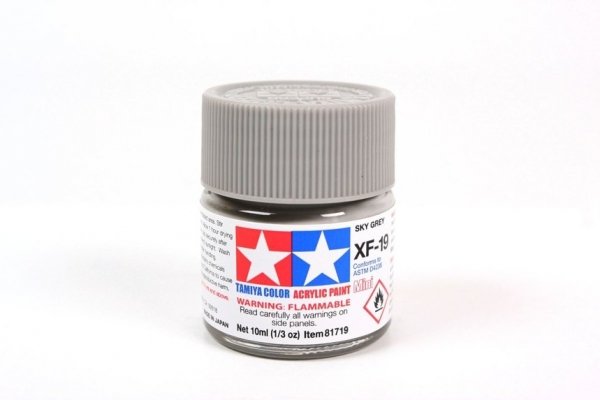 Tamiya 81719 Acrylic Mini XF-19 Sky Grey 10ml