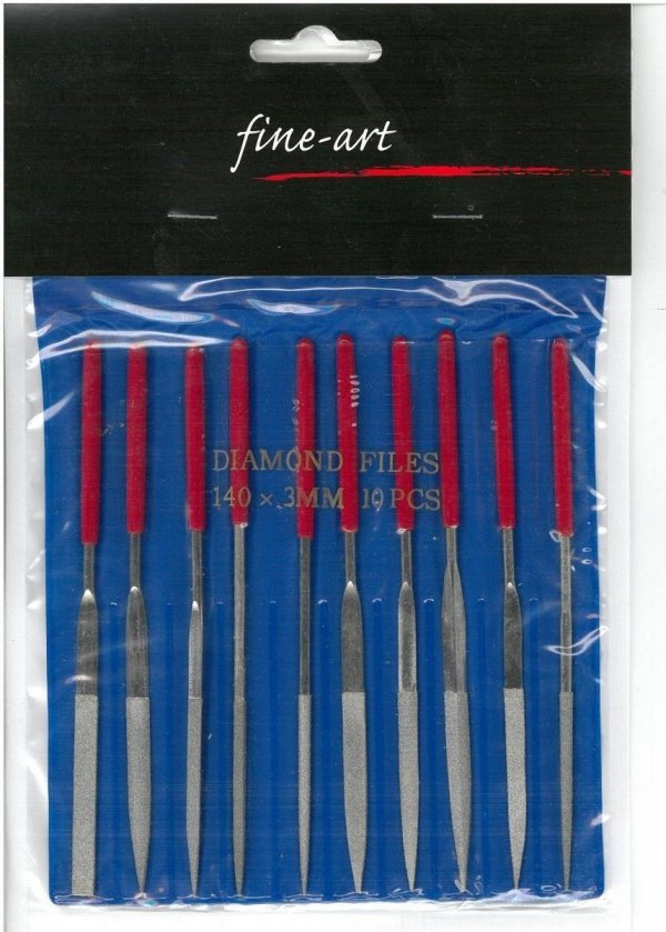 Fine Art FA-560 Mini Pilniki Diamentowe 10 szt.