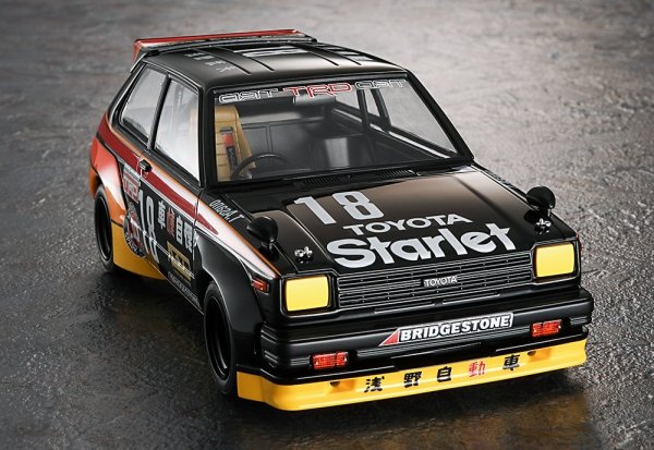 Hasegawa 20734 Asano Racing Service Starlet KP61 &quot;1982 Starlet Grand Cup Race Champion&quot; 1/24