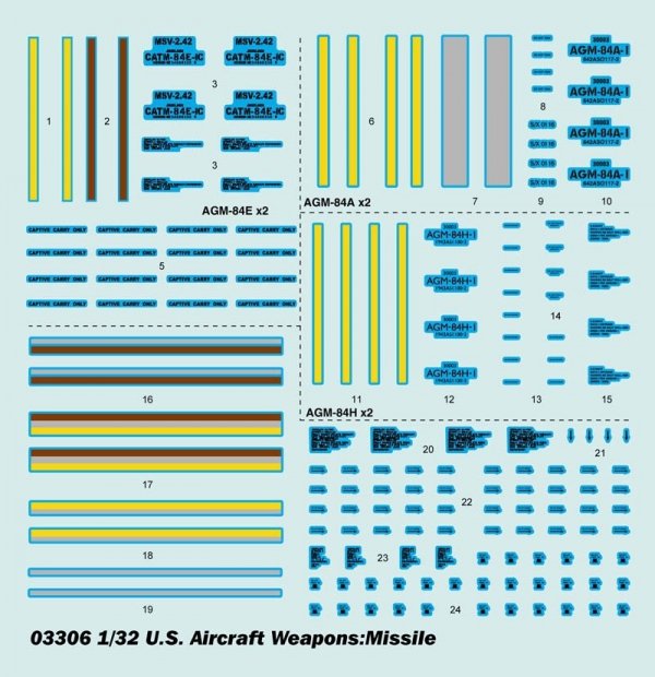 Trumpeter 03306 Us Aircraft W.:Mis.