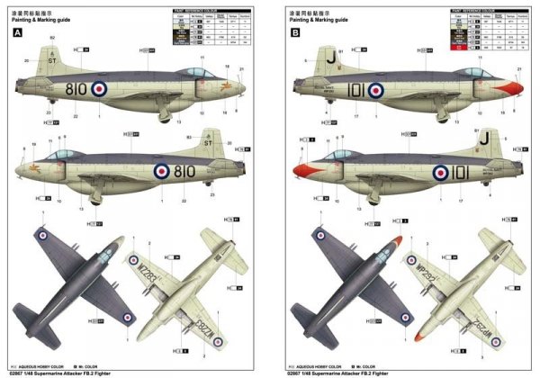 Trumpeter 02867 Supermarine Fb.2