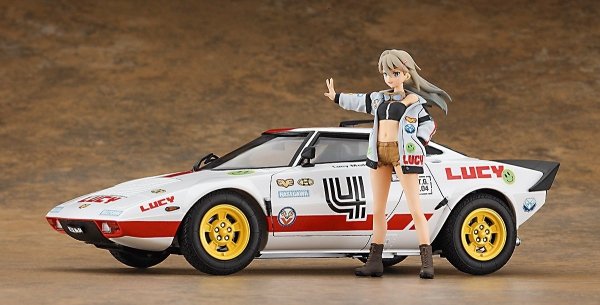 Hasegawa SP528-52328 Wild Egg Girls Lancia Stratos &quot;Lucy McDonnell&quot; w/Figure 1/24