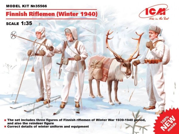 ICM 35566 Finnish Rifleman (Winter 1940) 1/35