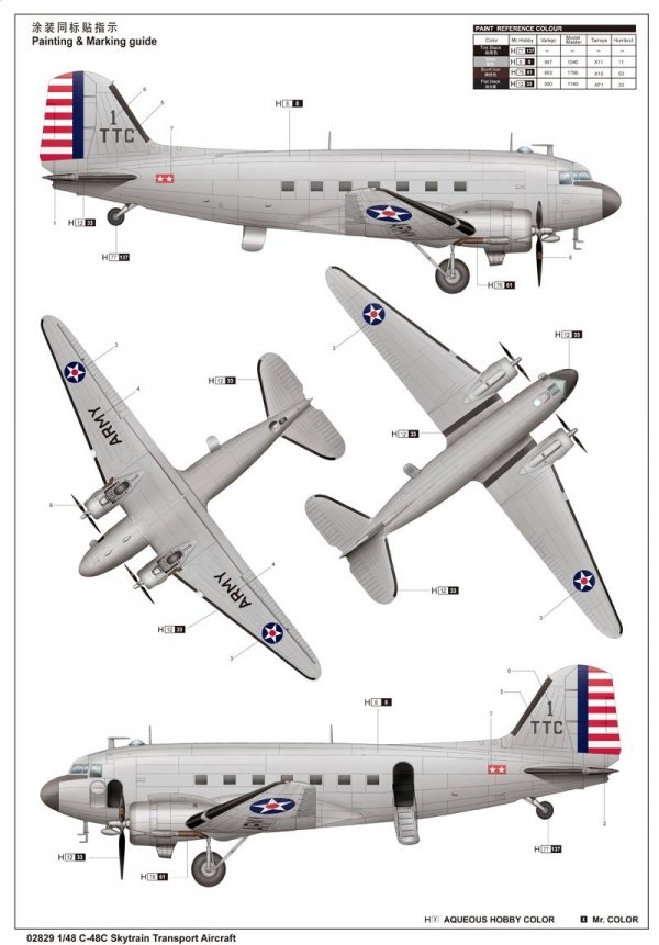 Trumpeter 02829 C-48C Skytrain