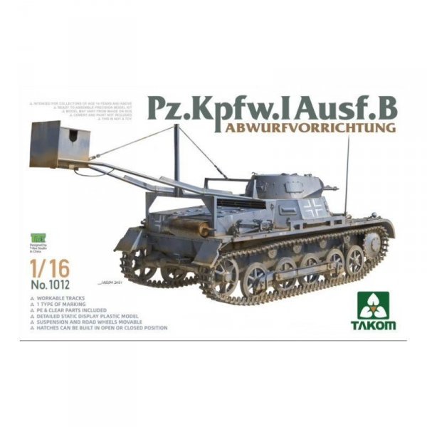 Takom 1012 Pz.Kpfw.I Ausf.B Abwurfvorrichtung
