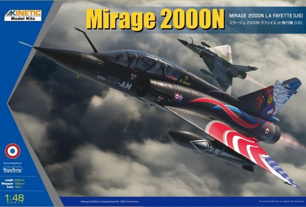 Kinetic 48124 Mirage 2000N La Fayette (US) 1/48