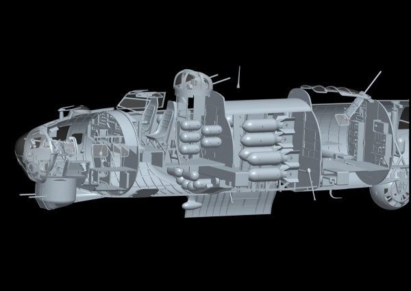 HK Models 01E030 1/32 B-17G Flying Fortress Late Production